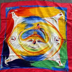 Authentic Hermès Silk Scarf 36x36”